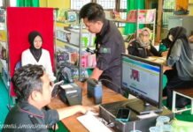 Dukcapil Kab. HSU Goes To School di SMAN 1 Amuntai Utara