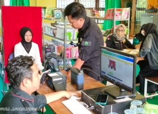 Dukcapil Kab. HSU Goes To School di SMAN 1 Amuntai Utara