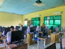 45 siswa SMAN 1 Amuntai Utara mengikuti Tes Kemampuan Akademik (TKA) Tahun 2025