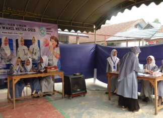 Nor Azmia Fitri dan Elisa Dwi Vani Terpilih sebagai Ketua dan Wakil Ketua OSIS SMAN 1 Amuntai Utara Periode 2026–2027